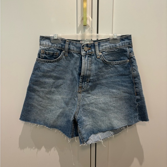 Urban outfitters size 26 A-Line denim shorts, high rise - Picture 1 of 5